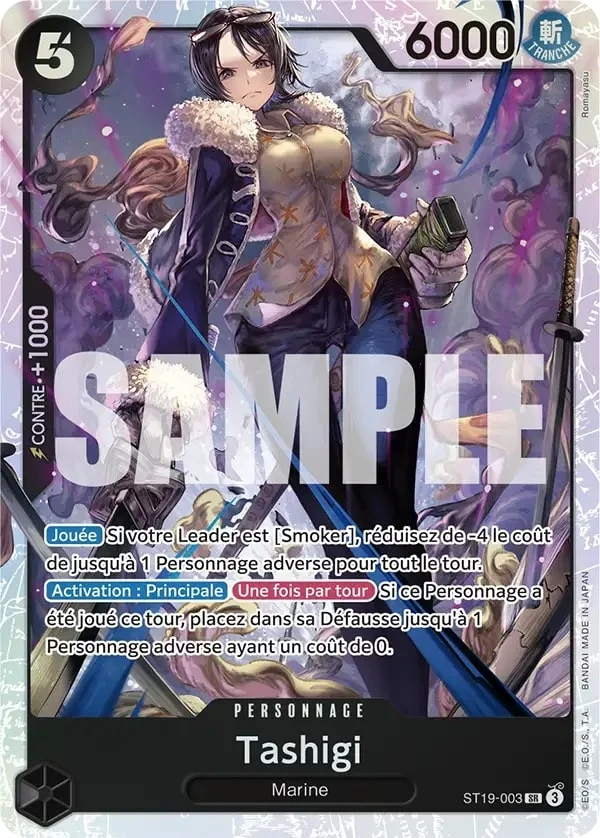 Carte One Piece française Tashigi ST19-003 SR