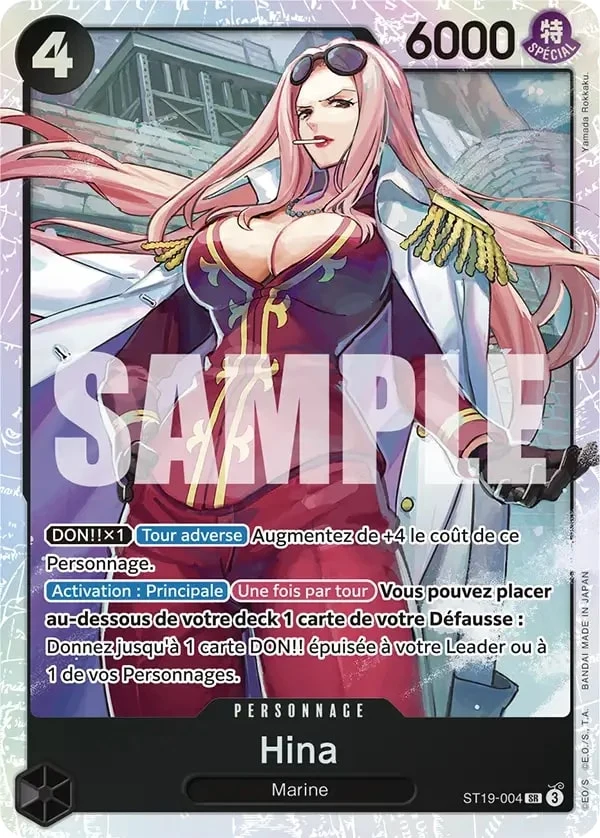 Carte One Piece française Hina ST19-004 SR