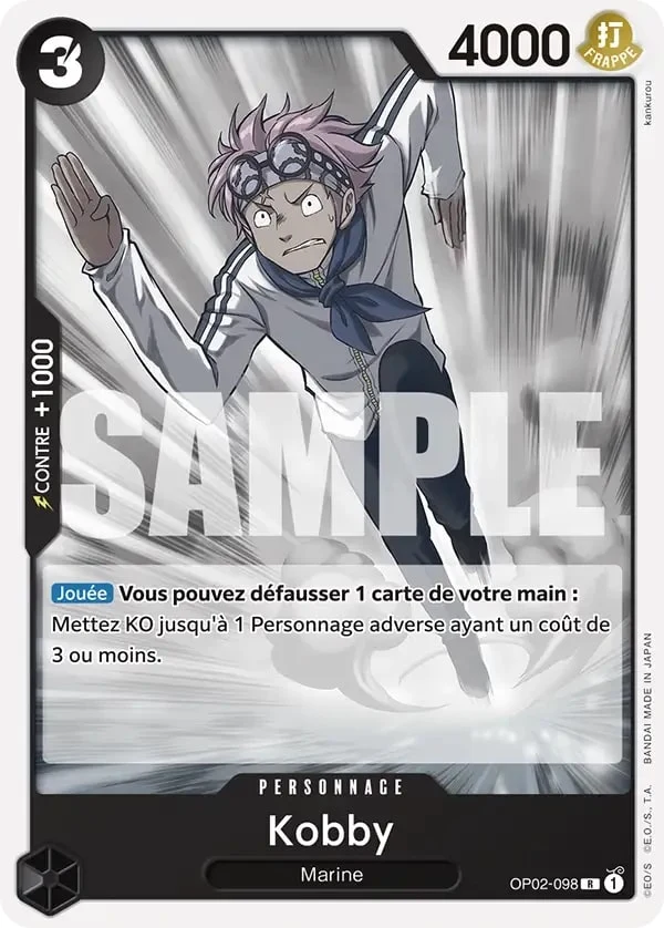 Carte One Piece française Koby OP02-098 R