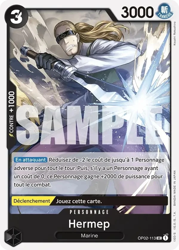 Carte One Piece française Helmeppo OP02-113 UC