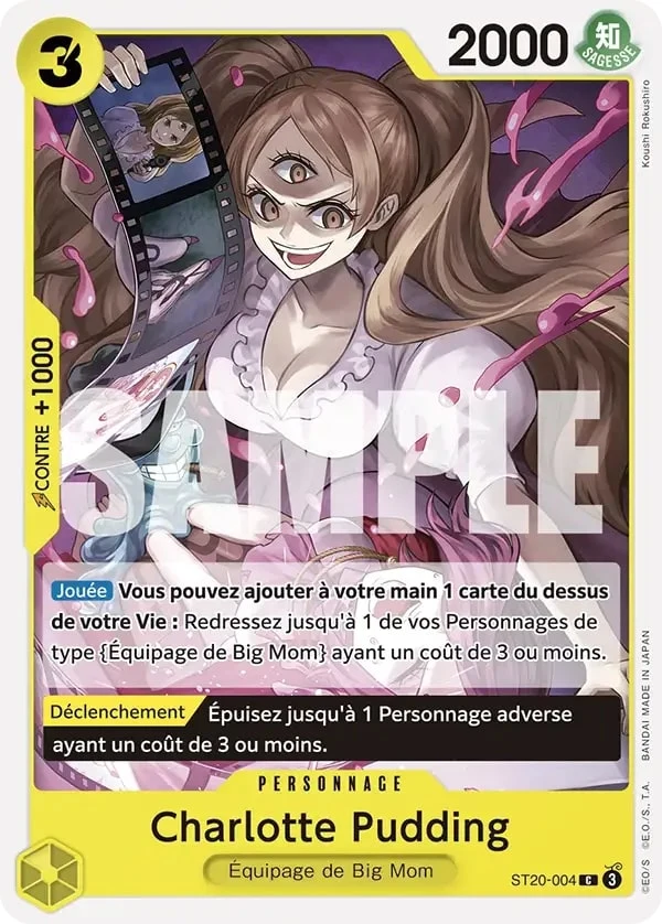 Carte One Piece française Charlotte Pudding ST20-004 C