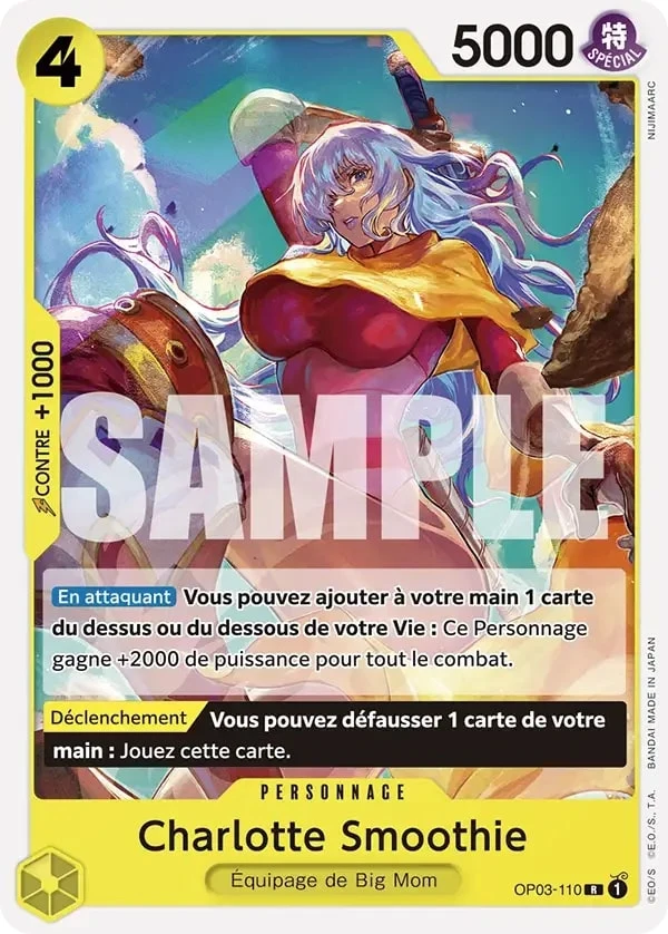 Carte One Piece française Charlotte Smoothie OP03-110 R