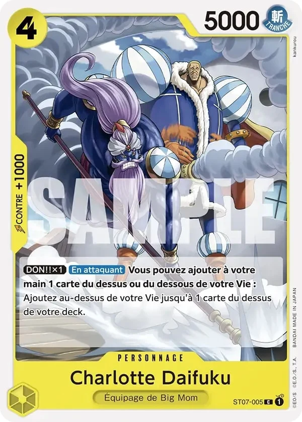 Carte One Piece française Charlotte Daifuku ST07-005 C
