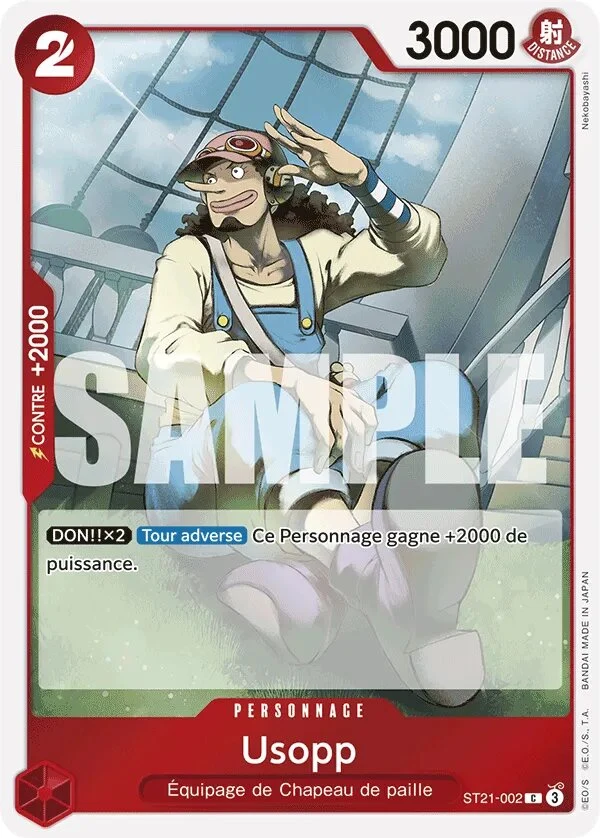 Carte One Piece française Usopp ST21-002 C