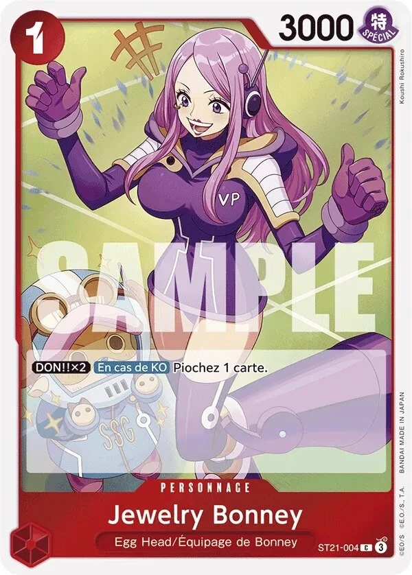 Carte One Piece française Jewelry Bonney ST21-004 C
