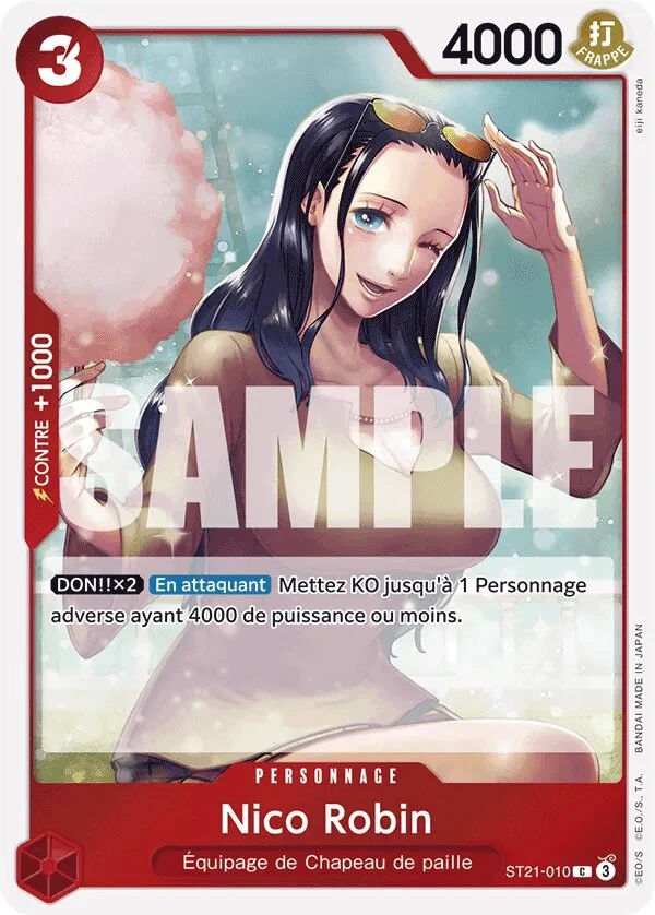Carte One Piece française Nico Robin ST21-010 C