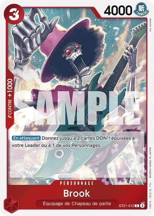 Carte One Piece française ST21-012 Brook