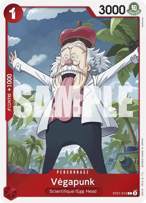 Carte One Piece française ST21-013 Végapunk