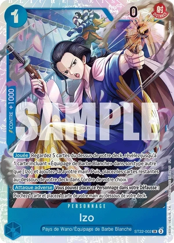 Carte One Piece française Izo ST22-002 SR