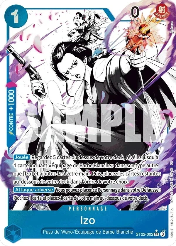 Carte One Piece française Izo ST22-002 SR