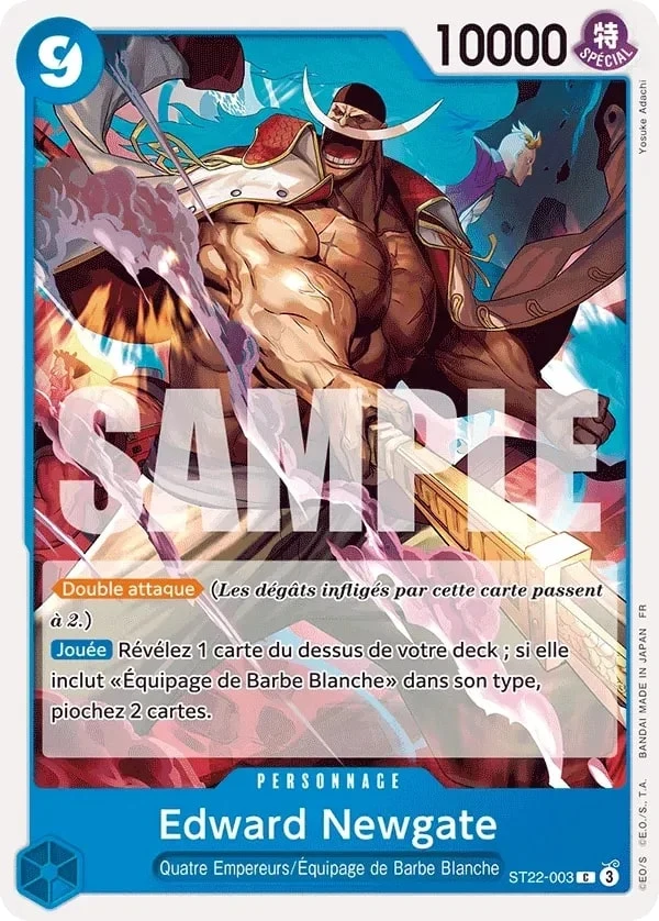 Carte One Piece française Edward Newgate ST22-003 C