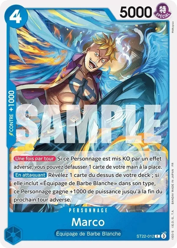 Carte One Piece française Marco ST22-012 C