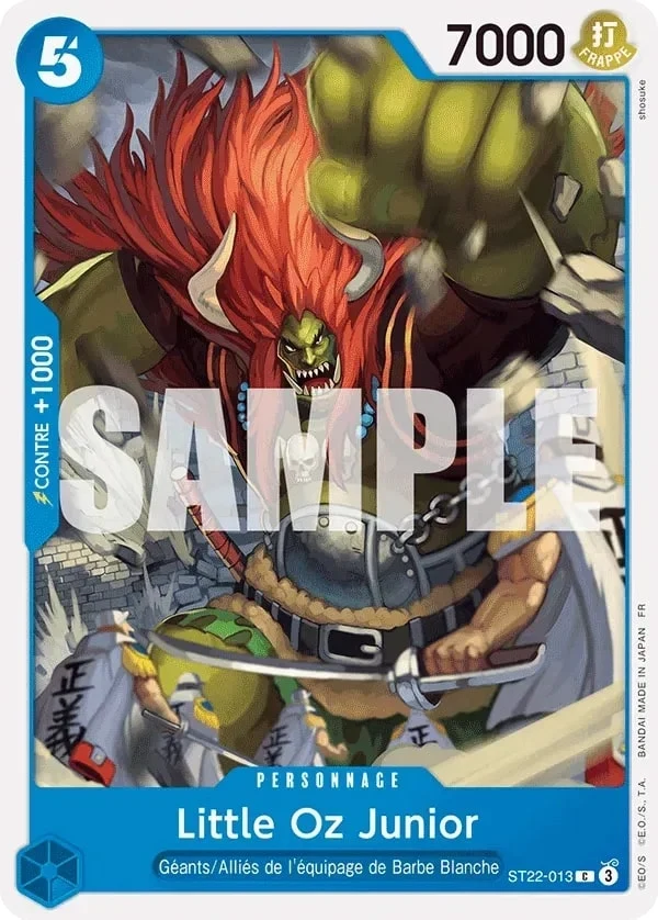 Carte One Piece française Little Oz Junior ST22-013 C