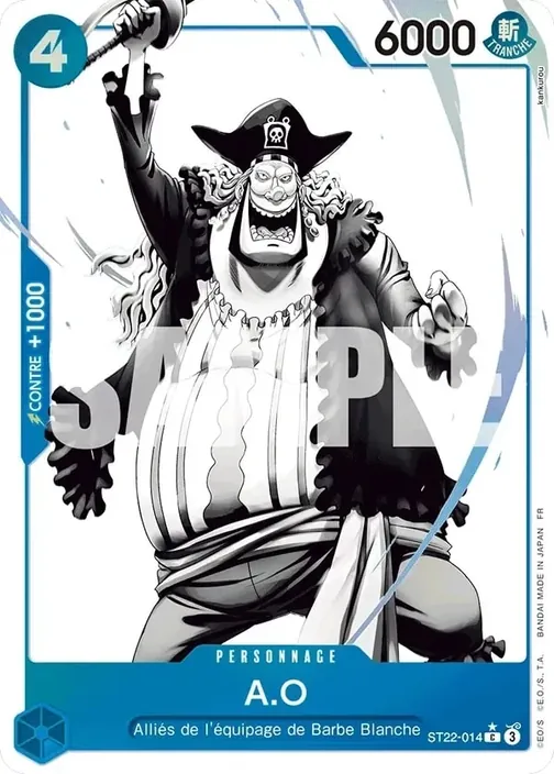 Carte One Piece française ST22-014 A.O (version 2)