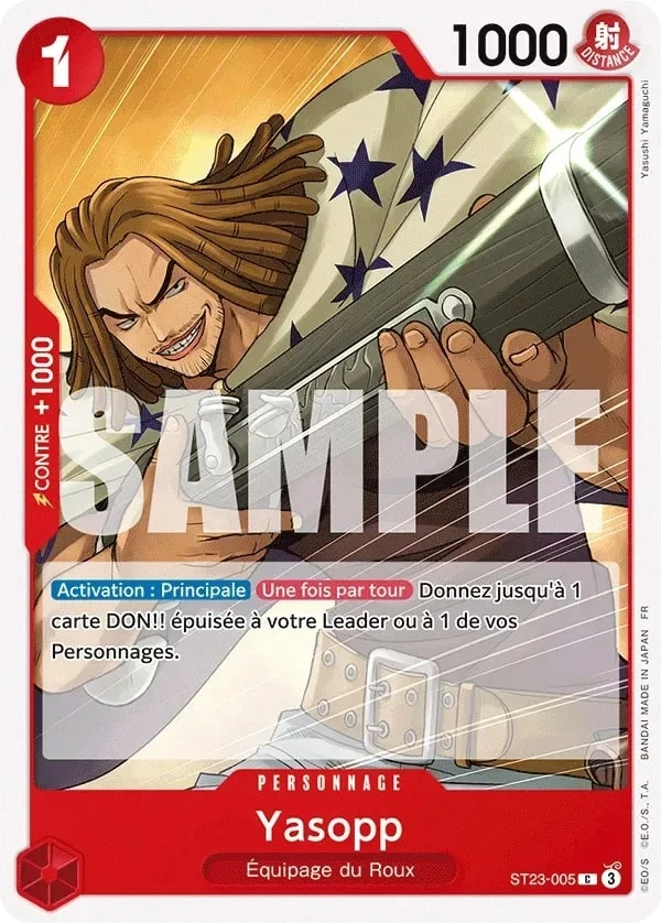 Carte One Piece française Yasopp ST23-005 C