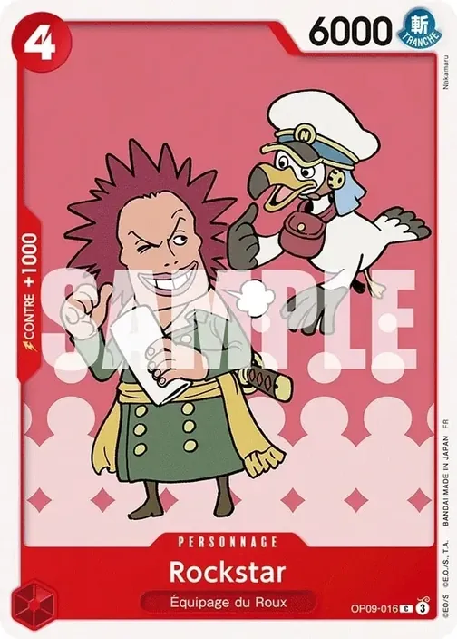 Carte One Piece française OP09-016 Rockstar