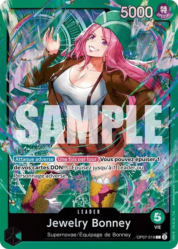 Carte One Piece française Jewelry Bonney OP07-019 L