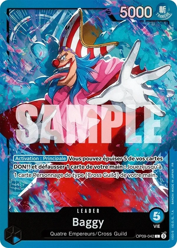 Carte One Piece française Baggy OP09-042 L