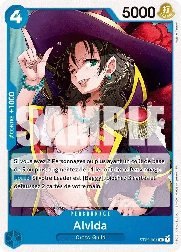 Carte One Piece française Alvida ST25-001 C