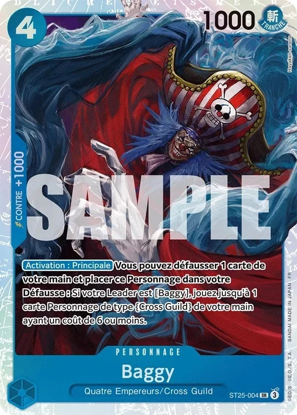 Carte One Piece française Baggy ST25-004 SR