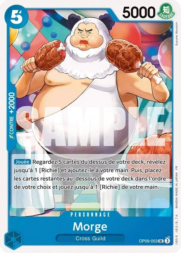 Carte One Piece française Morge OP09-053 UC