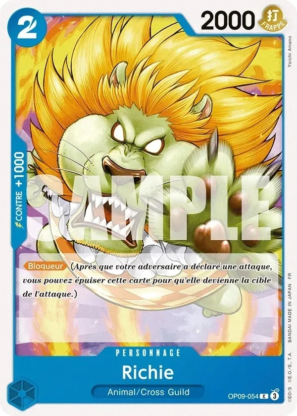 Carte One Piece française Richie OP09-054 C