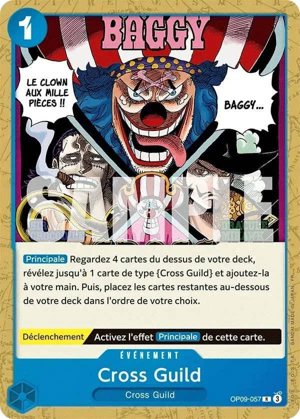 Carte One Piece française Cross Guild OP09-057 R