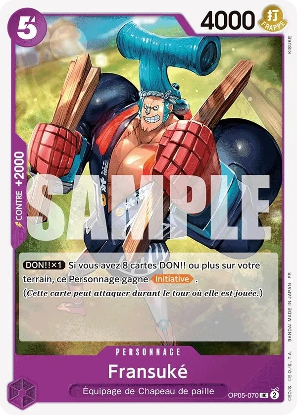 Carte One Piece française Fransuké OP05-070 UC