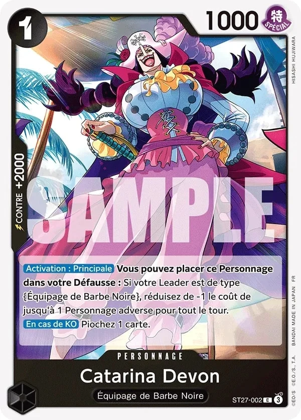 Carte One Piece française Catarina Devon ST27-002 C