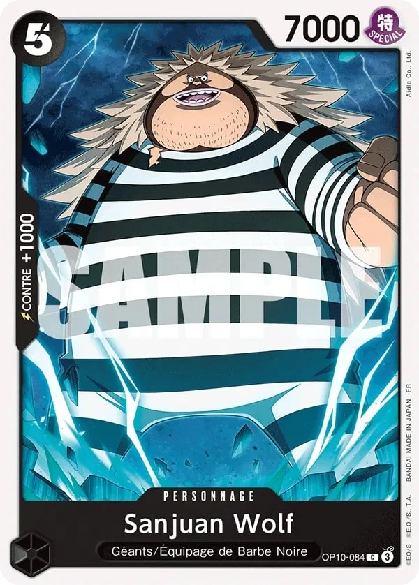 Carte One Piece française Sanjuan Wolf OP10-084 C