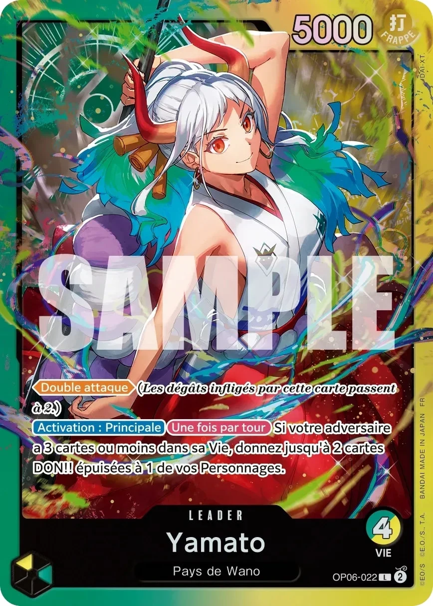 Carte One Piece française Yamato OP06-022 L