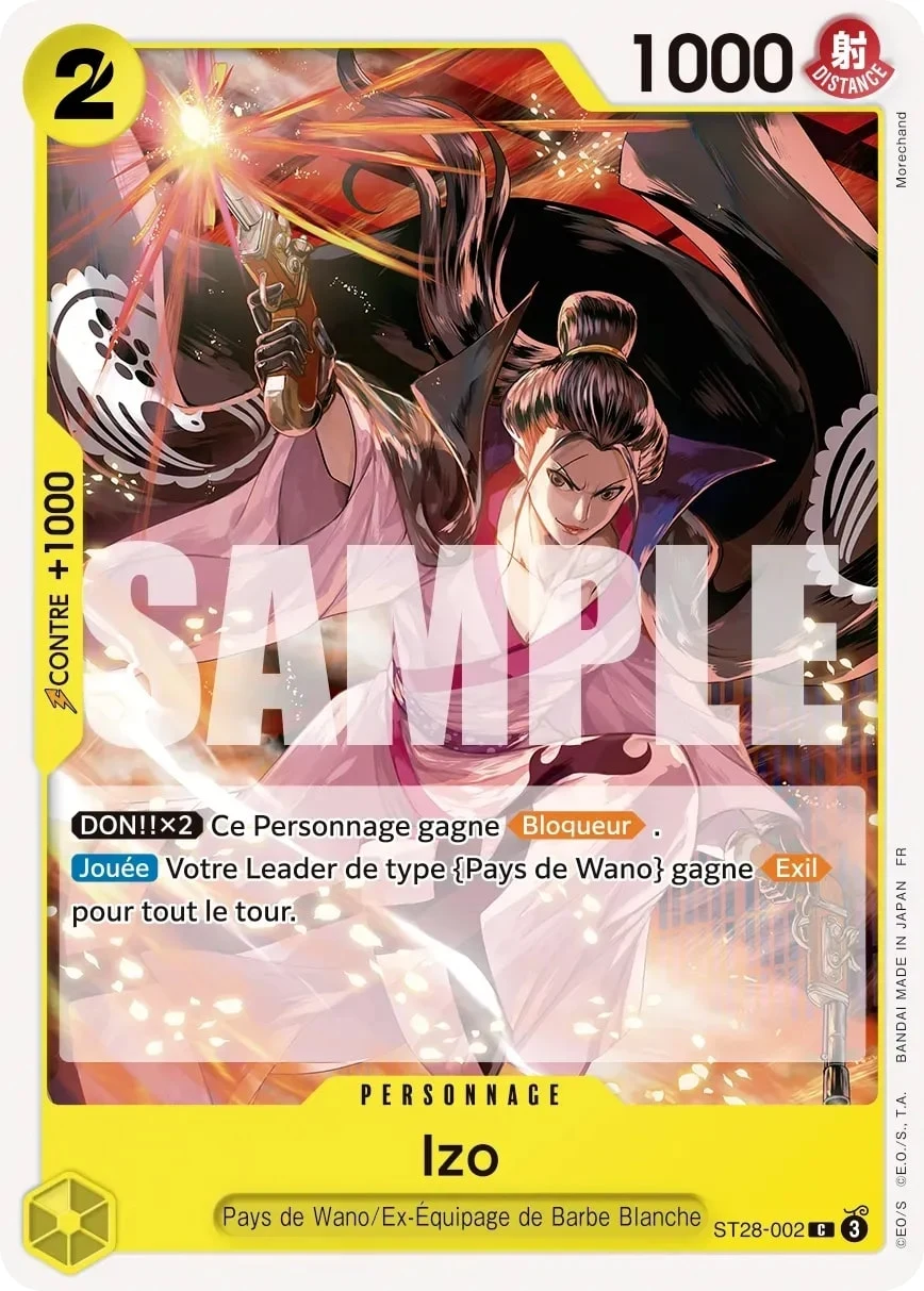 Carte One Piece française Izo ST28-002 C