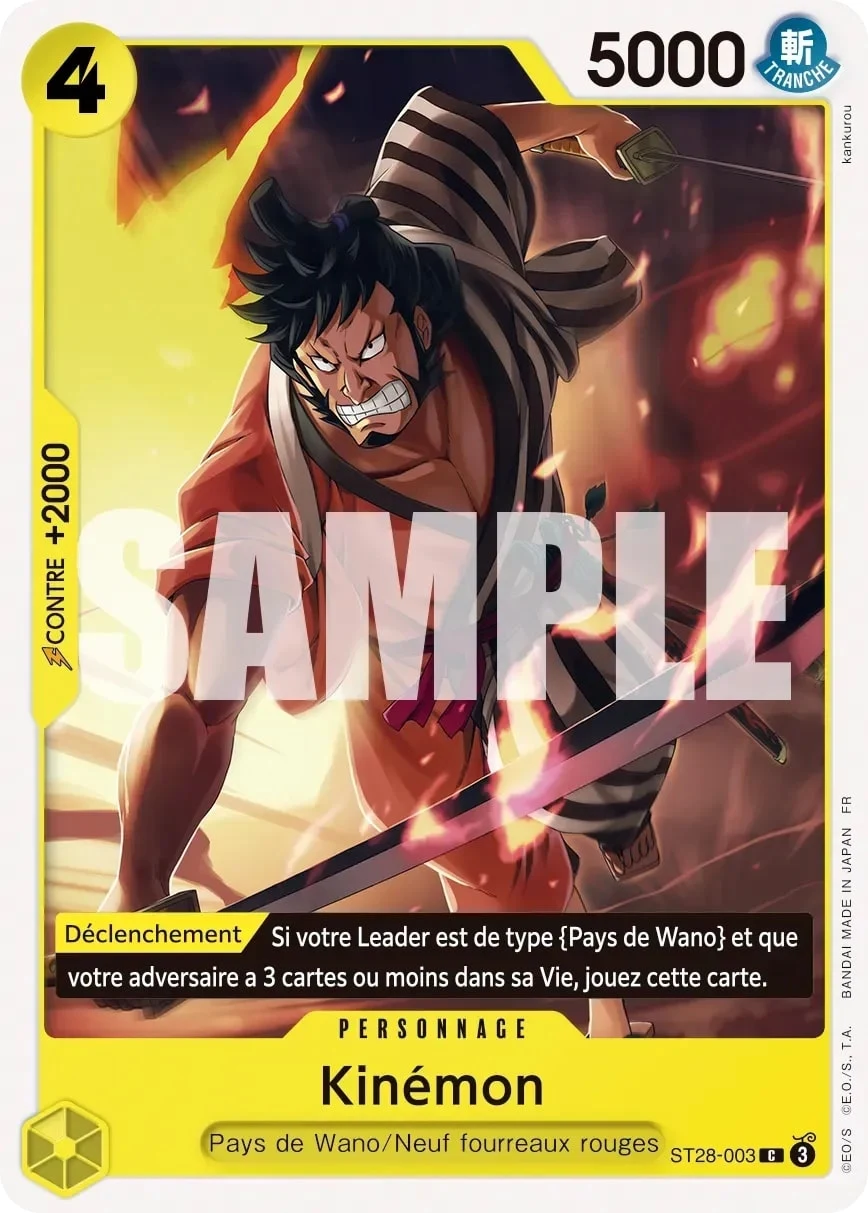 Carte One Piece française Kinémon ST28-003 C