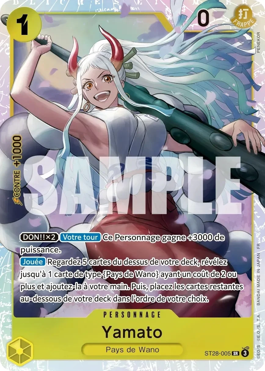 Carte One Piece française Yamato ST28-005 SR