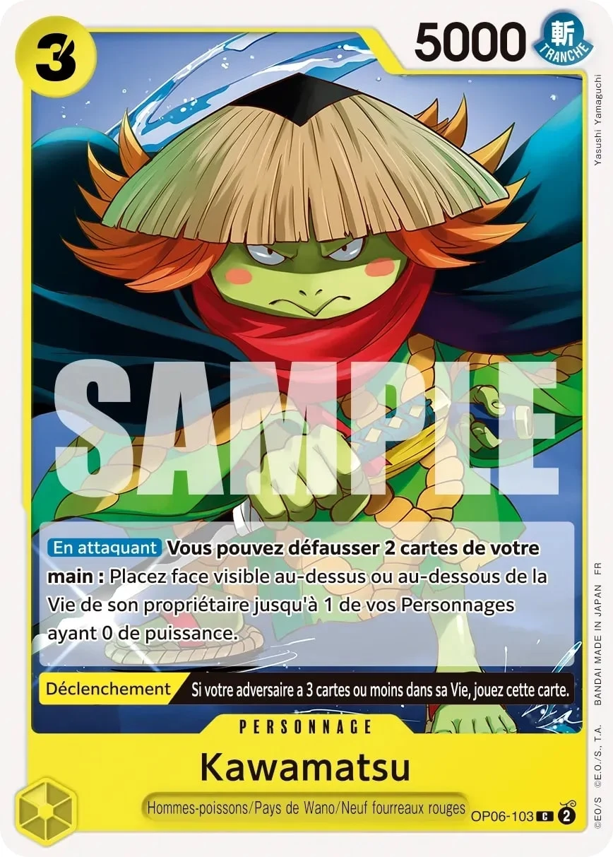 Carte One Piece française Kawamatsu OP06-103 C