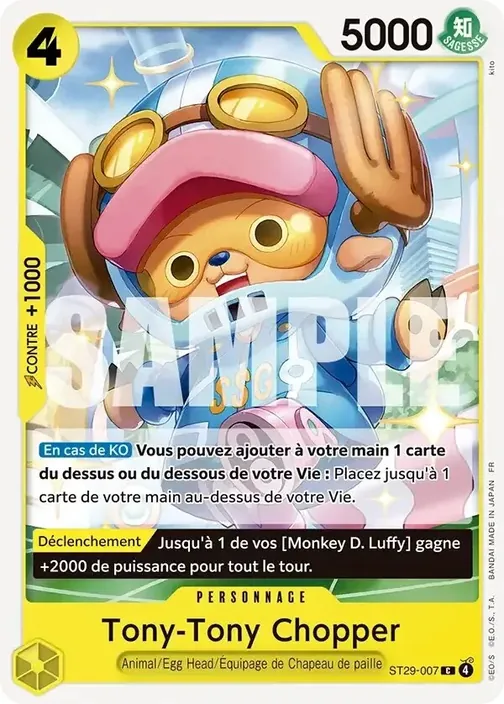 Carte One Piece française ST29-007 Tony-Tony Chopper