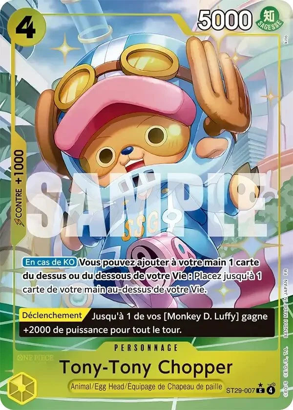 Carte One Piece française Tony-Tony Chopper ST29-007 C