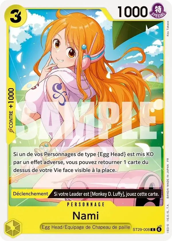 Carte One Piece française Nami ST29-008 C