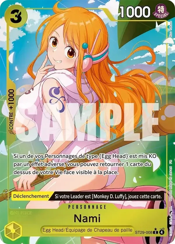 Carte One Piece française Nami ST29-008 C