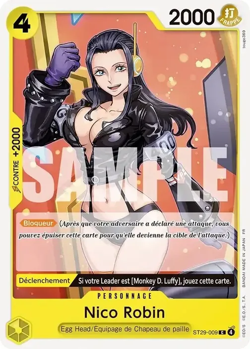 Carte One Piece française ST29-009 Nico Robin
