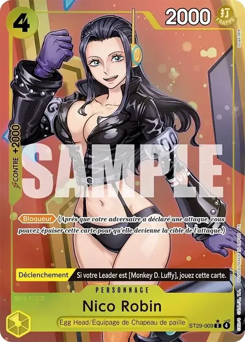 Carte One Piece française ST29-009 Nico Robin (version 2)
