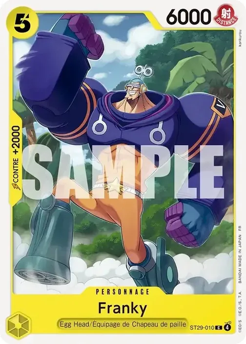 Carte One Piece française ST29-010 Franky