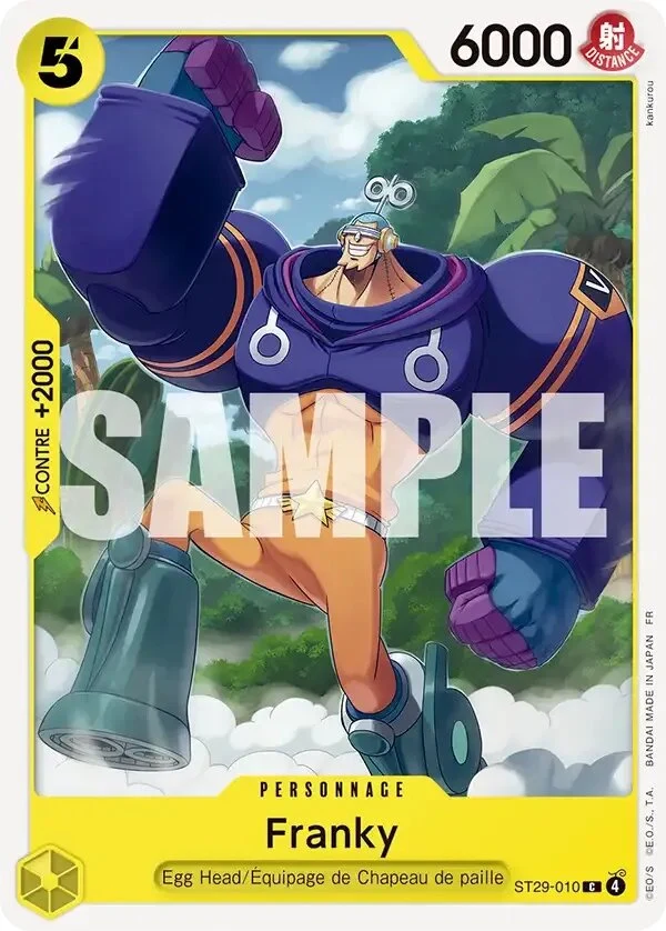 Carte One Piece française Franky ST29-010 C