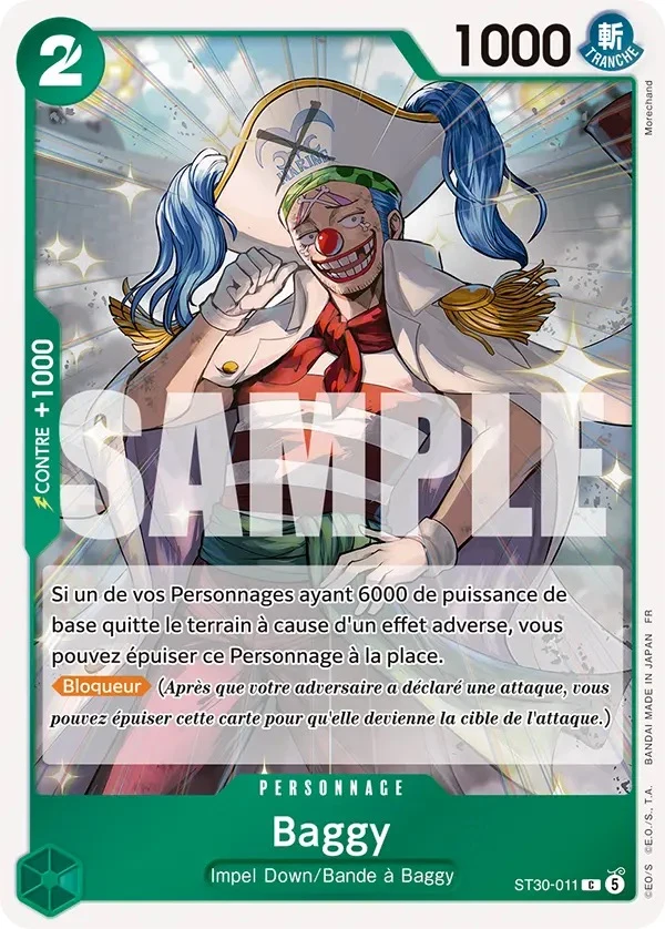 Carte One Piece française Baggy ST30-011 C