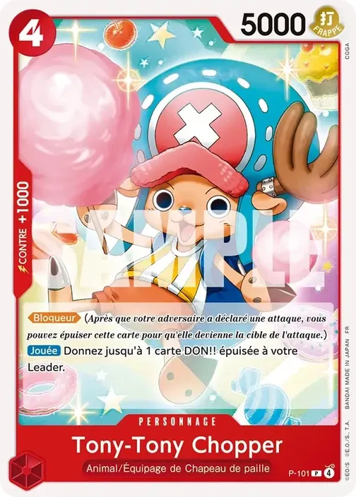Carte One Piece française P-101 Tony-Tony Chopper
