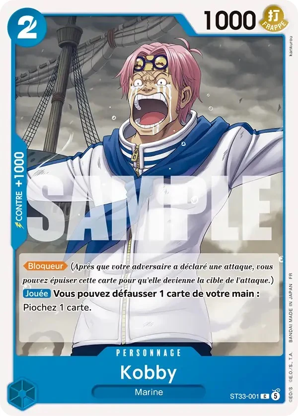 Carte One Piece française Kobby ST33-001 C