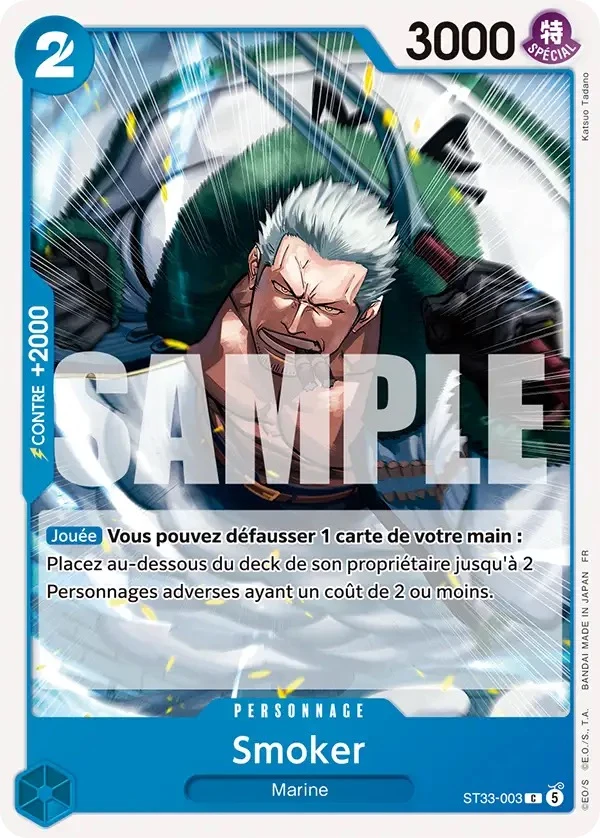 Carte One Piece française Smoker ST33-003 C