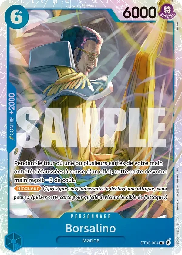 Carte One Piece française Borsalino ST33-004 SR