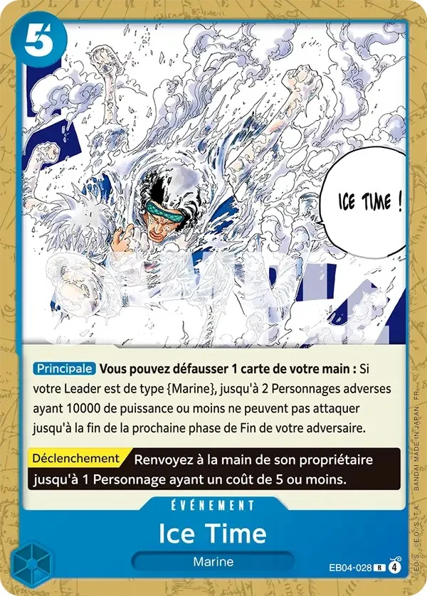 Carte One Piece française Ice Time EB04-028 R