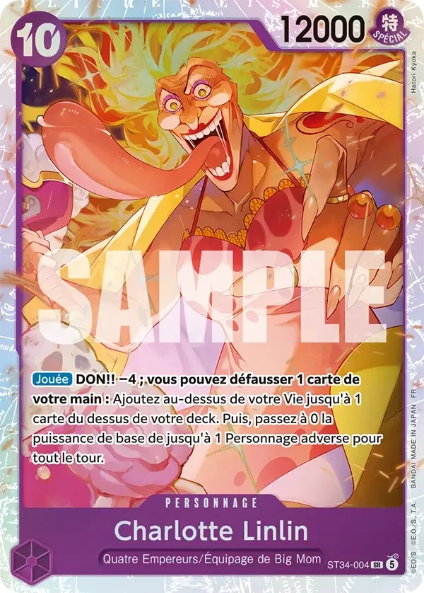 Carte One Piece française Charlotte Linlin ST34-004 SR